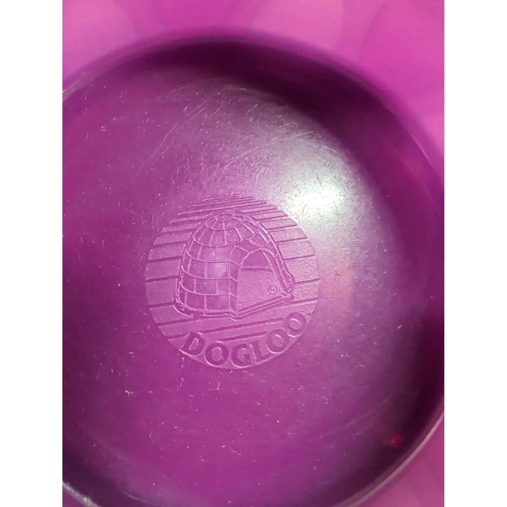 Dogloo Signature Series Crock Pet Bowls Small Purple & Mini Blue‎ Set of 2 USA